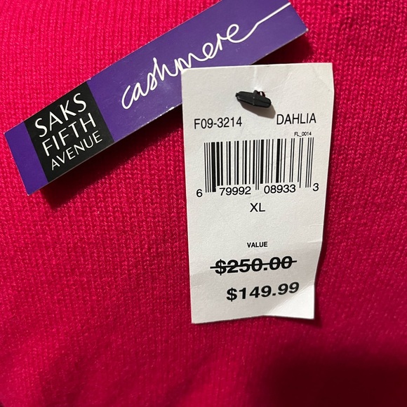 NWT Saks Fifth Avenue Cashmere Tunic - Picture 6 of 6